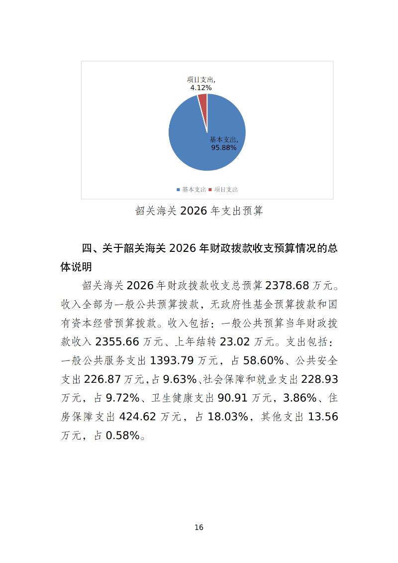 韶关海关本级2026年预算公开 _18